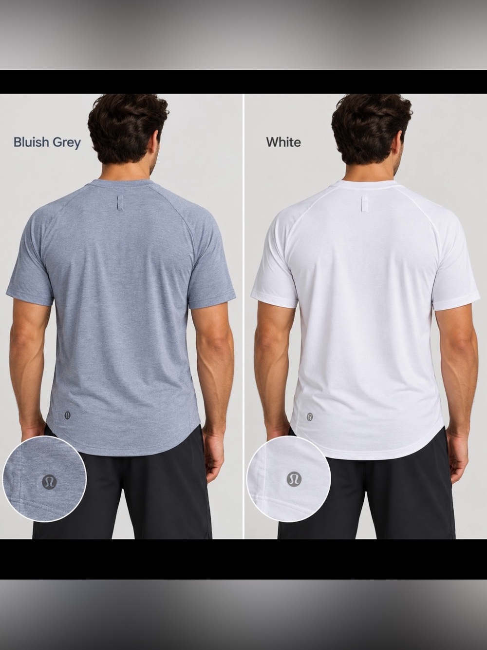 Bundle of two lululemon athletica Men’s Tech Short Sleeve T-shirts